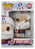 John Hannah Signed New England Patriots SANTA Funko Pop Doll #283 w/HOF'91 - HANFUN302 - John Hannah Signed New England Patriots SANTA Funko Pop Doll #283 w/HOF'91 product image