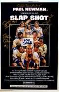 Hanson Brothers Signed 'Slap Shot' 11x17 Movie Poster w/Old Time Hockey - HANPST401 - Hanson Brothers Signed 'Slap Shot' 11x17 Movie Poster w/Old Time Hockey product image