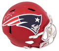 John Hannah Signed New England Patriots FLASH Riddell Full Size Speed Replica Helmet w/HOF'91 - HANREP307 - John Hannah Signed New England Patriots FLASH Riddell Full Size Speed Replica Helmet w/HOF'91 product image