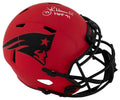 John Hannah Signed New England Patriots RAVE Riddell Full Size Speed Replica Helmet w/HOF'91 - HANREP313 - John Hannah Signed New England Patriots RAVE Riddell Full Size Speed Replica Helmet w/HOF'91 product image