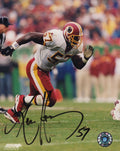 Ken Harvey Signed Washington Football Team White Jersey Running Action 8x10 Photo - HAR08P352 - Ken Harvey Signed Washington Football Team White Jersey Running Action 8x10 Photo product image