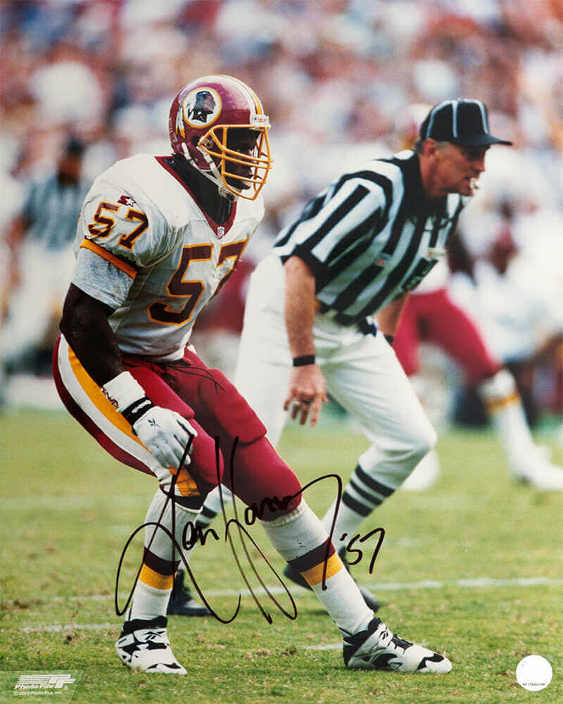 Ken Harvey Sigend Washington Football Team White Jersy Action 16x20 Photo - HAR16P320 - Ken Harvey Sigend Washington Football Team White Jersy Action 16x20 Photo product image