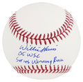 Willie Harris Signed Rawlings Official MLB Baseball w/05 WS Champs, Series Winning Run - HARBSB121 - Willie Harris Signed Rawlings Official MLB Baseball w/05 WS Champs, Series Winning Run product image