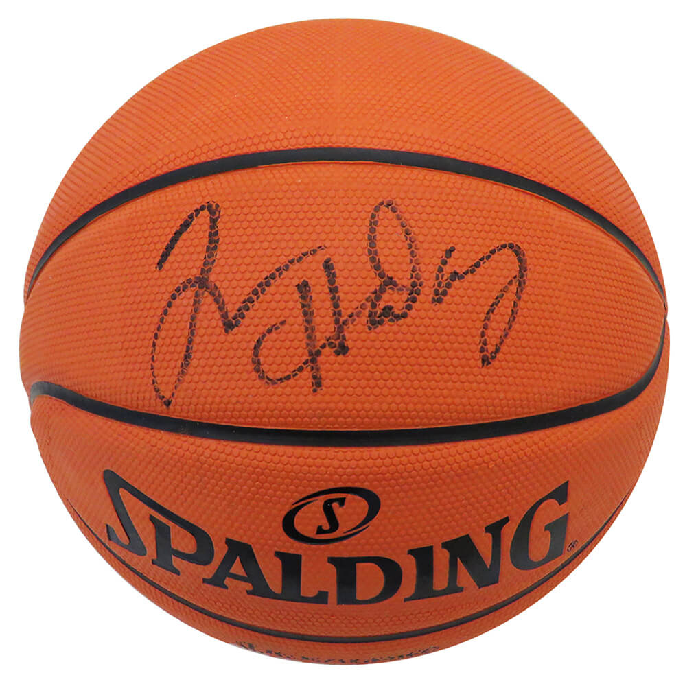 Tim Hardaway Signed Spalding Hexagrip Never Flat NBA Basketball - HARBSK200 - Tim Hardaway Signed Spalding Hexagrip Never Flat NBA Basketball product image