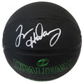 Tim Hardaway Signed Spalding Phantom Black With Green Lettering NBA Basketball - HARBSK201 - Tim Hardaway Signed Spalding Phantom Black With Green Lettering NBA Basketball product image