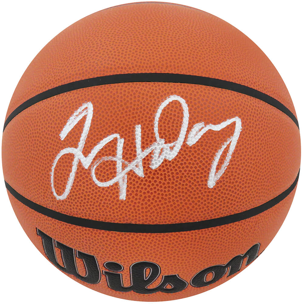 Tim Hardaway Signed Wilson Indoor/Outdoor NBA Basketball - HARBSK202 - Tim Hardaway Signed Wilson Indoor/Outdoor NBA Basketball product image