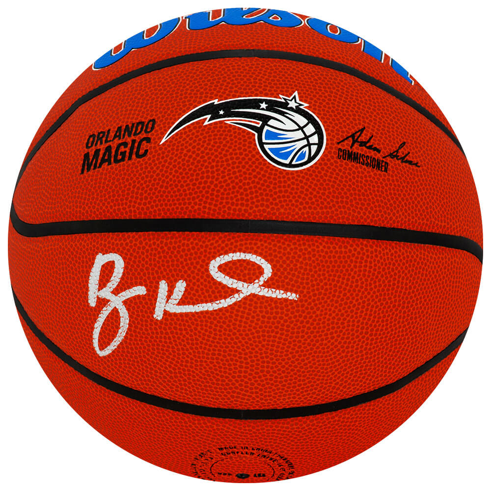 Penny Hardaway Signed Orlando Magic Logo Wilson NBA Basketball - HARBSK210 - Penny Hardaway Signed Orlando Magic Logo Wilson NBA Basketball product image