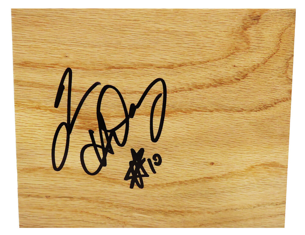 Tim Hardaway Signed 5x6 Floor Piece - HARFLO200 - Tim Hardaway Signed 5x6 Floor Piece product image