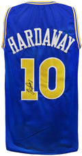 Tim Hardaway Signed Blue Throwback Custom Basketball Jersey - HARJRY200 - Tim Hardaway Signed Blue Throwback Custom Basketball Jersey product image