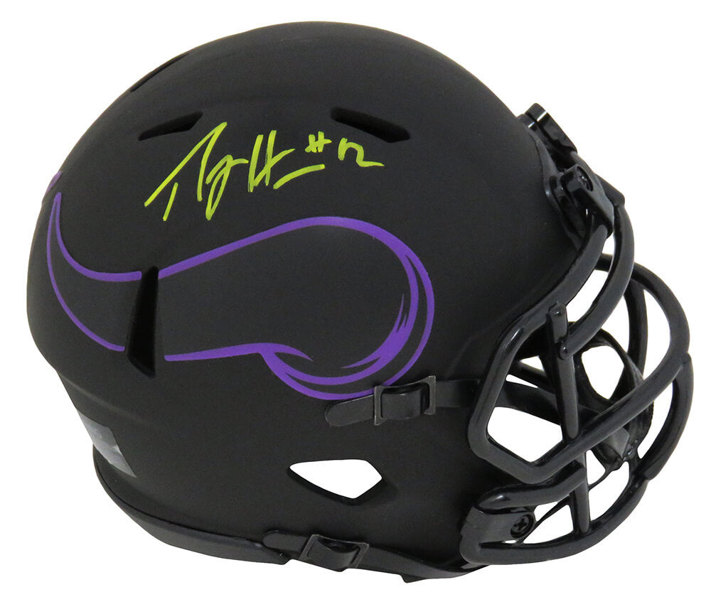 Percy Harvin Signed Minnesota Vikings Eclipse Riddell Speed Mini Helmet - HARMIN303 - Percy Harvin Signed Minnesota Vikings Eclipse Riddell Speed Mini Helmet product image