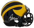 Jaylen Harrell Signed Michigan Wolverines Riddell Speed Mini Helmet - HARMIN320 - Jaylen Harrell Signed Michigan Wolverines Riddell Speed Mini Helmet product image