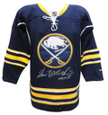 Dominik Hasek Signed Buffalo Sabres Reebok Navy Youth Replica Hockey Jersey w/HOF'14 - HASJRY408 - Dominik Hasek Signed Buffalo Sabres Reebok Navy Youth Replica Hockey Jersey w/HOF'14 product image