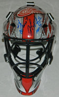 Dominik Hasek Signed Detroit Red Wings Mini Goalie Mask w/HOF'14 - HASMIN401 - Dominik Hasek Signed Detroit Red Wings Mini Goalie Mask w/HOF'14 product image