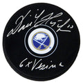 Dominik Hasek Signed Buffalo Sabres NHL Logo Hockey Puck w/6x Vezina - HASPUC407 - Dominik Hasek Signed Buffalo Sabres NHL Logo Hockey Puck w/6x Vezina product image