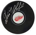 Dominik Hasek Signed Detroit Red Wings Logo Hockey Puck - HASPUC411 - Dominik Hasek Signed Detroit Red Wings Logo Hockey Puck product image