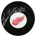 Dominik Hasek Signed Detroit Red Wings Medium Logo Hockey Puck - HASPUC413 - Dominik Hasek Signed Detroit Red Wings Medium Logo Hockey Puck product image