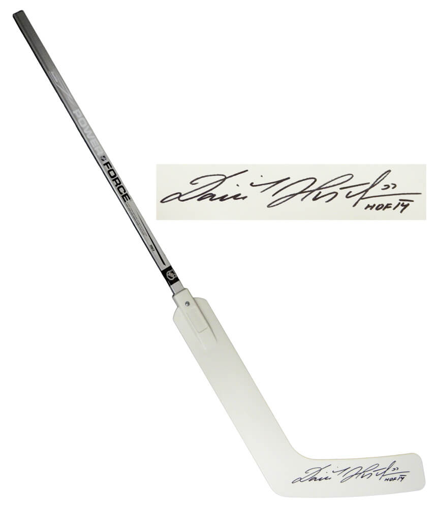 Dominik Hasek Signed Franklin Power Force Silver Handle 48 Inch Goalie Hockey Stick w/HOF'14 - HASSTK405 - Dominik Hasek Signed Franklin Power Force Silver Handle 48 Inch Goalie Hockey Stick w/HOF'14 product image