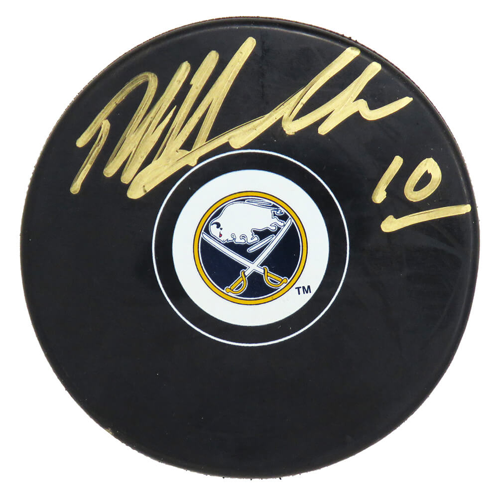 Dale Hawerchuk Signed Buffalo Sabres Logo Hockey Puck - HAWPUC402 - Dale Hawerchuk Signed Buffalo Sabres Logo Hockey Puck product image