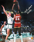 Elvin Hayes Signed Houston Rockets Shooting Against Larry Bird 16x20 Photo w/ HOF 90 - HAY16P206 - Elvin Hayes Signed Houston Rockets Shooting Against Larry Bird 16x20 Photo w/ HOF 90 product image