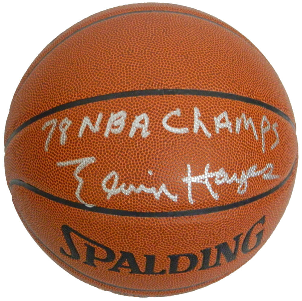 Elvin Hayes Signed Spalding  Indoor/Outdoor Basketball w/78 NBA Champs - HAYBSK203 - Elvin Hayes Signed Spalding Indoor/Outdoor Basketball w/78 NBA Champs product image