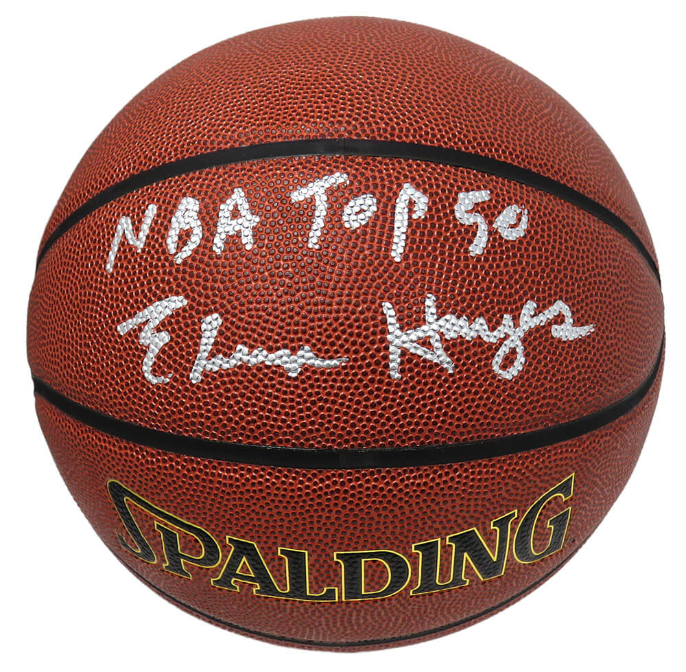 Elvin Hayes Signed Spalding NBA Indoor/Outdoor Basketball w/NBA Top 50 - HAYBSK208 - Elvin Hayes Signed Spalding NBA Indoor/Outdoor Basketball w/NBA Top 50 product image