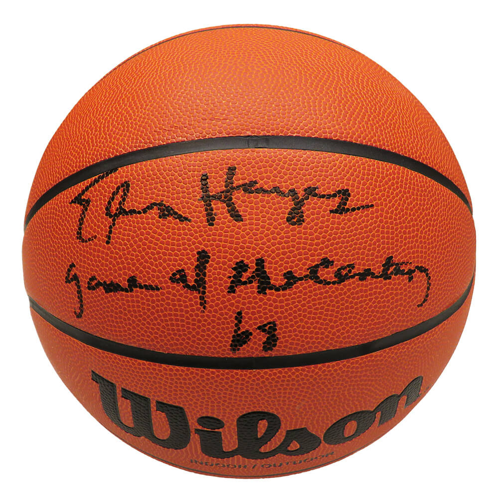 Elvin Hayes Signed Wilson NCAA Basketball w/Game of the Century '68 - HAYBSK213 - Elvin Hayes Signed Wilson NCAA Basketball w/Game of the Century '68 product image