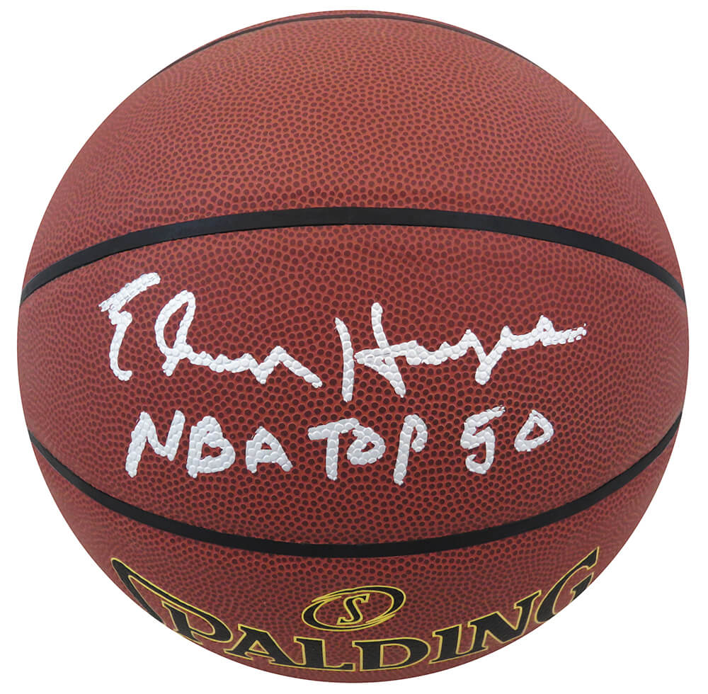 Elvin Hayes Signed Spalding Elevation Indoor/Outdoor NBA Basketball w/NBA Top 50 - HAYBSK216 - Elvin Hayes Signed Spalding Elevation Indoor/Outdoor NBA Basketball w/NBA Top 50 product image
