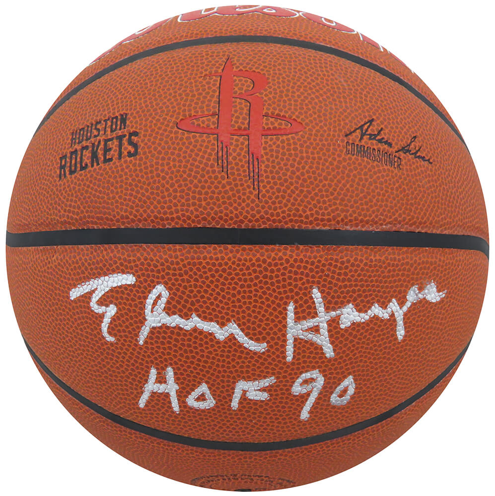 Elvin Hayes Signed Wilson Houston Rockets Logo NBA Basketball w/HOF'90 - HAYBSK218 - Elvin Hayes Signed Wilson Houston Rockets Logo NBA Basketball w/HOF'90 product image