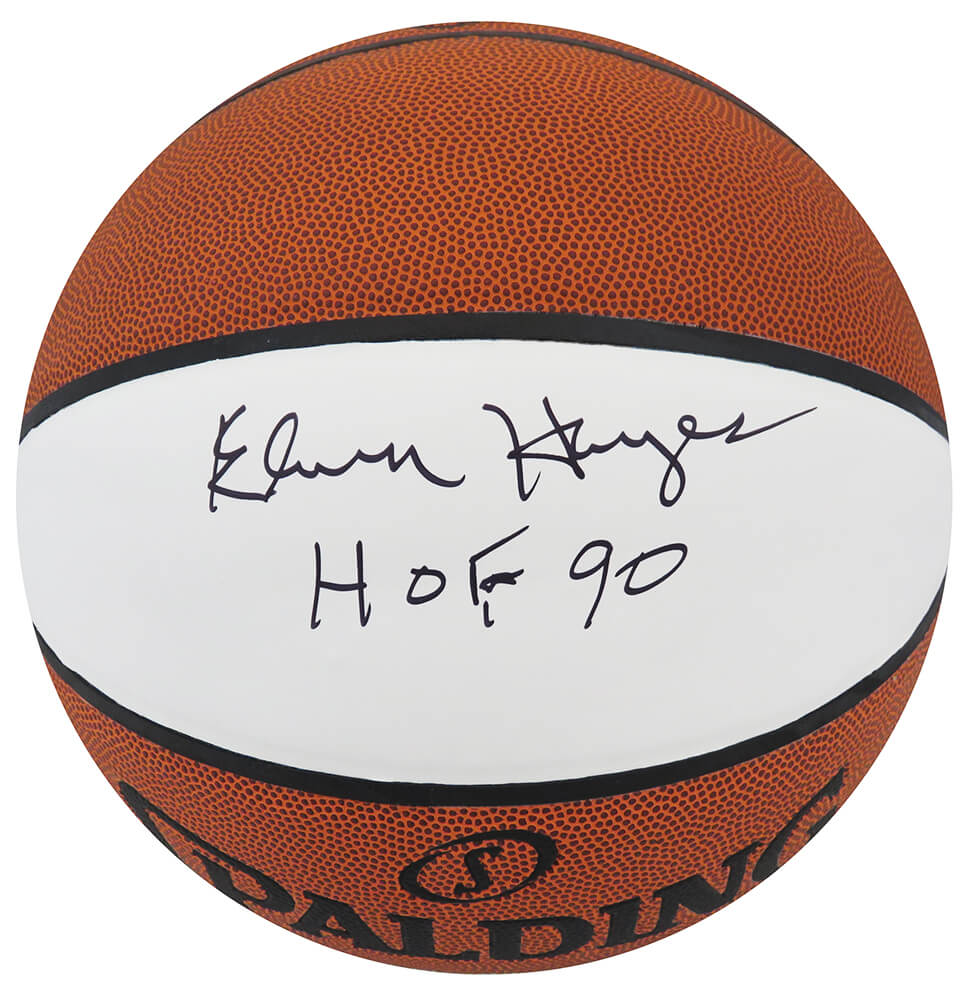 Elvin Hayes Signed Spalding White Panel NBA Basketball w/HOF'90 - HAYBSK219 - Elvin Hayes Signed Spalding White Panel NBA Basketball w/HOF'90 product image