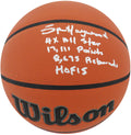 Spencer Haywood Signed Wilson NBA Indoor/Outdoor Basketball w/4 Inscriptions - HAYBSK224 - Spencer Haywood Signed Wilson NBA Indoor/Outdoor Basketball w/4 Inscriptions product image