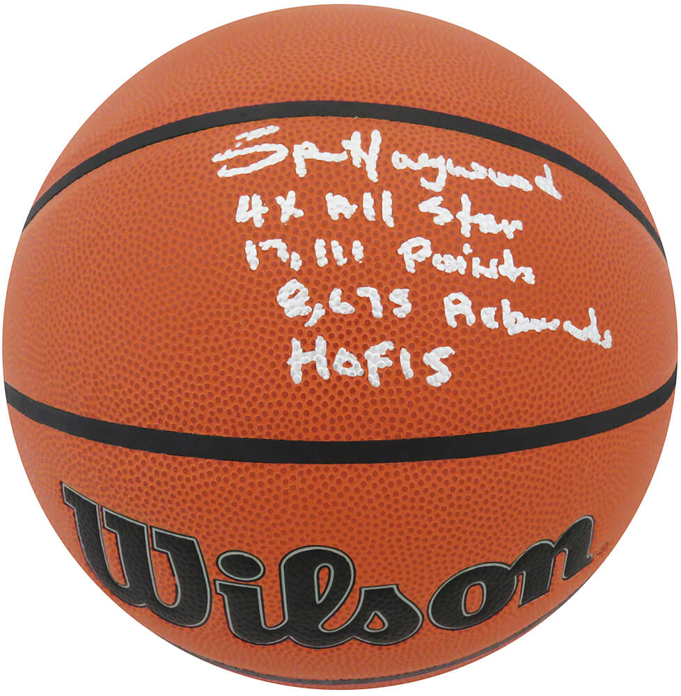 Spencer Haywood Signed Wilson NBA Indoor/Outdoor Basketball w/4 Inscriptions - HAYBSK224 - Spencer Haywood Signed Wilson NBA Indoor/Outdoor Basketball w/4 Inscriptions product image