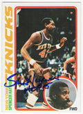 Spencer Haywood Signed New York Knicks 1978-79 Topps Basketball Card #107 w/HOF'15 - HAYCAR211 - Spencer Haywood Signed New York Knicks 1978-79 Topps Basketball Card #107 w/HOF'15 product image