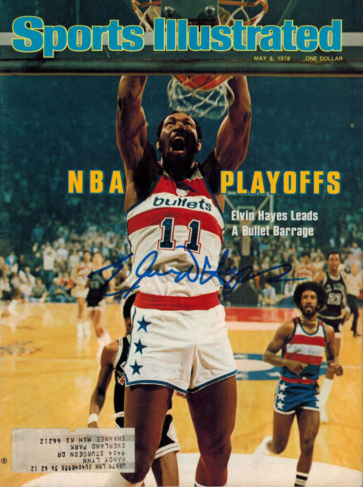 Elvin Hayes Signed Bullets Sports Illustrated 5/8/78 Original Magazine - HAYMAG200 - Elvin Hayes Signed Bullets Sports Illustrated 5/8/78 Original Magazine product image