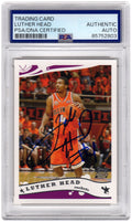Luther Head Signed Houston Rockets 2005 Topps Rookie Basketball Trading Card #244 - (PSA Encapsulated) - HEACAR203 - Luther Head Signed Houston Rockets 2005 Topps Rookie Basketball Trading Card #244 - (PSA Encapsulated) product image