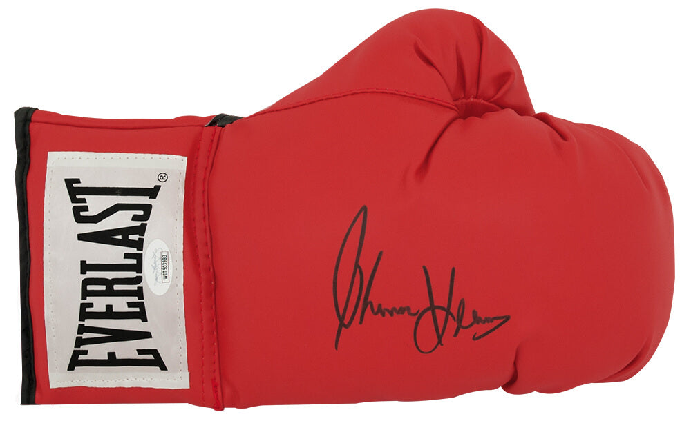 Thomas Hearns Signed Everlast Red Boxing Glove - (JSA) - HEAGLV502 - Thomas Hearns Signed Everlast Red Boxing Glove - (JSA) product image