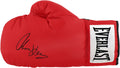 Thomas Hearns Signed Everlast Red Boxing Glove - HEAGLV504 - Thomas Hearns Signed Everlast Red Boxing Glove product image