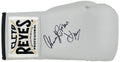 Thomas Hearns Signed Cleto Reyes Silver Boxing Glove w/Hitman - HEAGLV505 - Thomas Hearns Signed Cleto Reyes Silver Boxing Glove w/Hitman product image
