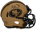 Garrison Hearst Signed San Francisco 49ers RAVE Riddell Speed Mini Helmet - HEAMIN301 - Garrison Hearst Signed San Francisco 49ers RAVE Riddell Speed Mini Helmet product image
