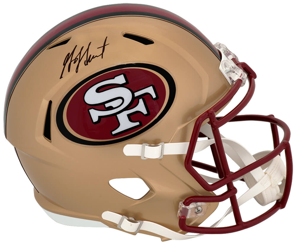 Garrison Hearst Signed San Francisco 49ers Riddell Full Size Speed Replica Helmet - HEAREP300 - Garrison Hearst Signed San Francisco 49ers Riddell Full Size Speed Replica Helmet product image