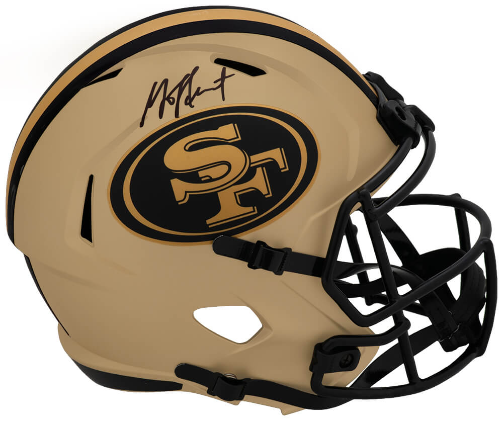 Garrison Hearst Signed San Francisco 49ers RAVE Riddell Full Size Speed Replica Helmet - HEAREP302 - Garrison Hearst Signed San Francisco 49ers RAVE Riddell Full Size Speed Replica Helmet product image