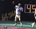 Bobby Hebert Signed New Orleans Saints White Jersey Passing Action 8x10 Photo - HEB08P300 - Bobby Hebert Signed New Orleans Saints White Jersey Passing Action 8x10 Photo product image