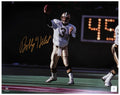 Bobby Hebert Signed New Orleans Saints White Jersey Passing Action 16x20 Photo - HEB16P300 - Bobby Hebert Signed New Orleans Saints White Jersey Passing Action 16x20 Photo product image