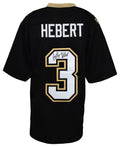 Bobby Hebert Signed Black Custom Football Jersey - HEBJRY300 - Bobby Hebert Signed Black Custom Football Jersey product image