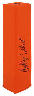 Bobby Hebert Signed BSN Orange Endzone Football Pylon - HEBPYL300 - Bobby Hebert Signed BSN Orange Endzone Football Pylon product image