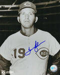 Tommy Helms Signed Cincinnati Reds B&W Pose 8x10 Photo - HEL08P101 - Tommy Helms Signed Cincinnati Reds B&W Pose 8x10 Photo product image