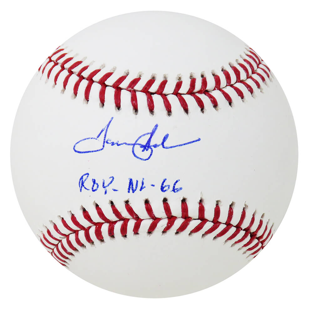 Tommy Helms Signed Rawlings Official MLB Baseball w/ROY NL 66 - HELBSB100 - Tommy Helms Signed Rawlings Official MLB Baseball w/ROY NL 66 product image