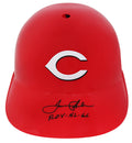 Tommy Helms Signed Cincinnati Reds Replica Souvenir Batting Helmet w/ROY NL 66 - HELBTH100 - Tommy Helms Signed Cincinnati Reds Replica Souvenir Batting Helmet w/ROY NL 66 product image