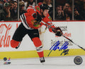 Jordan Hendry Signed Blackhawks Red Jersey Action 8x10 Photo w/#42 - HEN08P402 - Jordan Hendry Signed Blackhawks Red Jersey Action 8x10 Photo w/#42 product image