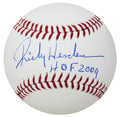 Rickey Henderson Signed Rawlings Official MLB Baseball w/HOF 2009 (Steiner Sports) - HENBSB106 - Rickey Henderson Signed Rawlings Official MLB Baseball w/HOF 2009 (Steiner Sports) product image