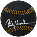Rickey Henderson Signed Rawlings Black MLB Baseball - HENBSB108 - Rickey Henderson Signed Rawlings Black MLB Baseball product image